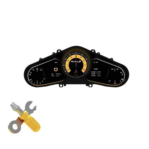 Instrumento virtual Porsche Panamera 2010-2016 pantalla LCD dashboard player 3