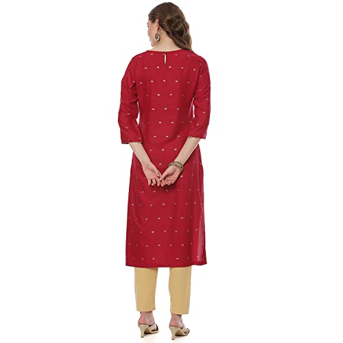 Image of Fuchsia Liva Straight Kurta