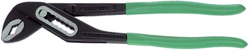 Stahlwille 65516175 Chrome Vanadium Waterpump Plier with Black Lacquered Polished Head, 26mm Maximum Jaw Opening, 175mm Length