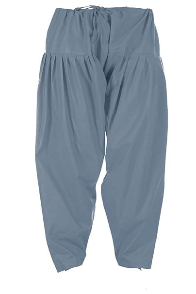 Women's White Cotton Semi Patiala Salwar, Traditional Pleated Pants Search This Page-picture-32