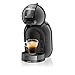 Krups Nescafé Dolce Gusto Mini Me S KP1208 Cafetera de cápsulas con 15 bares de presión, capacidad 0.8 L, bebidas frías o calientes, modo Eco, Play&Select, Thermoblock, 35 tipos café, Negra Y Gris