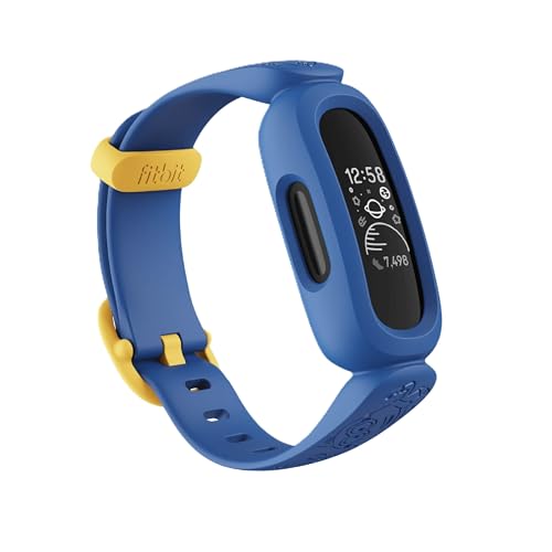 Fitbit Fitness Tracker Ace 3 for Kids 8 Days Battery Life x Sport Band (Blue) by Fitbit - Used condition - US$39.99