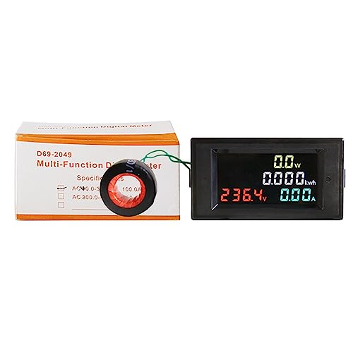 Voltmètre ca numérique ampèremètre 200-450V compteur d'énergie - 6