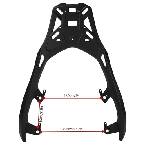 Porte-bagages Yamaha Xmax 300 moto support top case arrière - 2