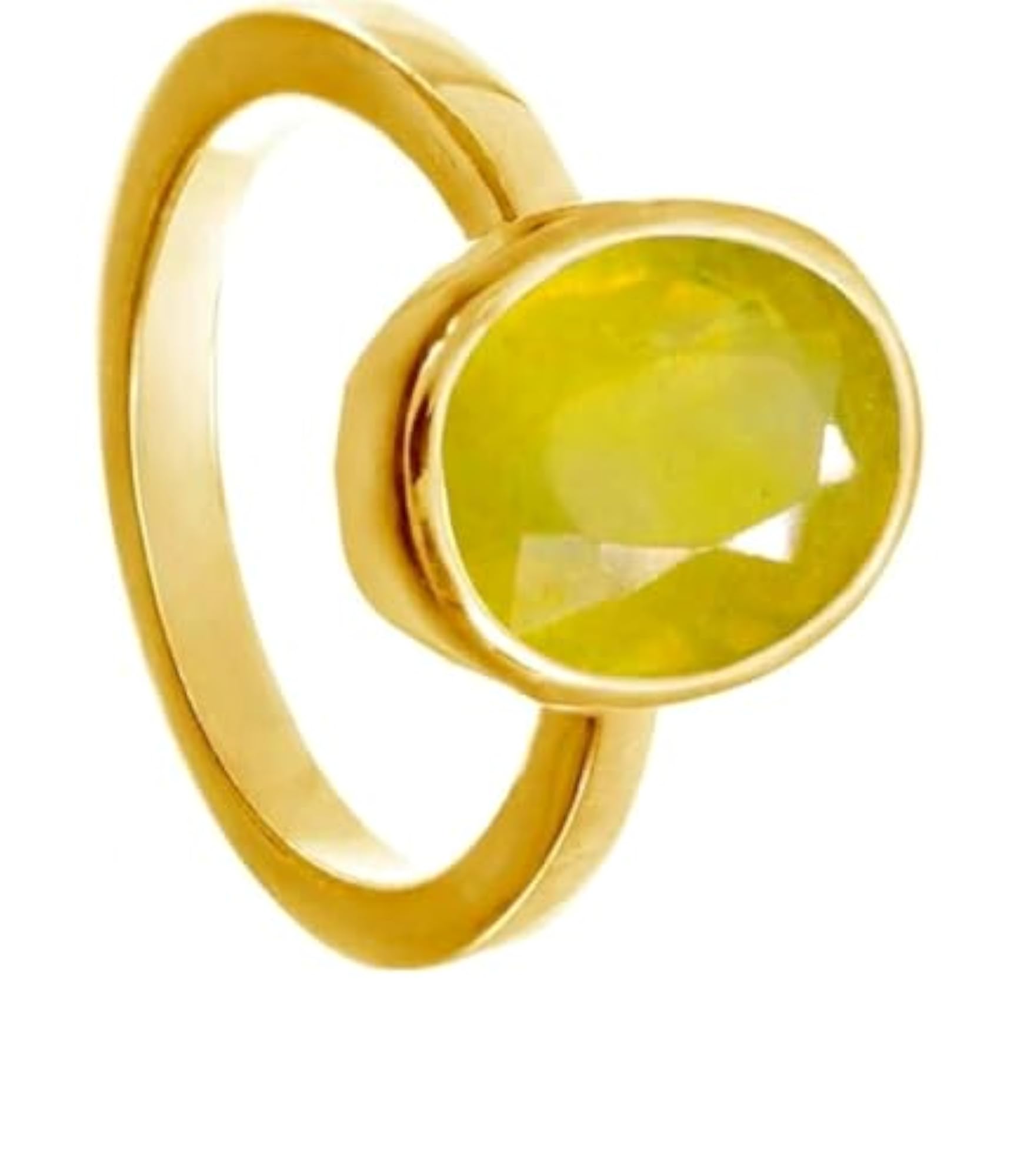 Stylish 16.35 Carat Adjustable Pukhraj Gemstone Ring, Unisex