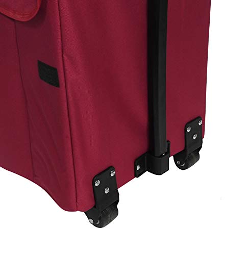 Einkaufstrolley Koffer Trolley Gepäcktrolley klappbar Roller Handgepäck Wagen – Bild 4