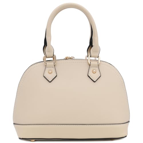 Image of Zip-Around Saffiano Classic Dome Satchel