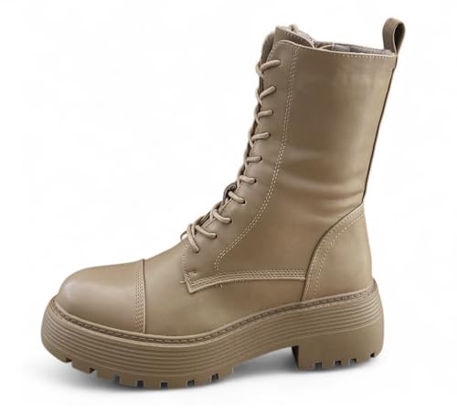 Bottines à lacets doublées chaudes femme Pogolino élégance