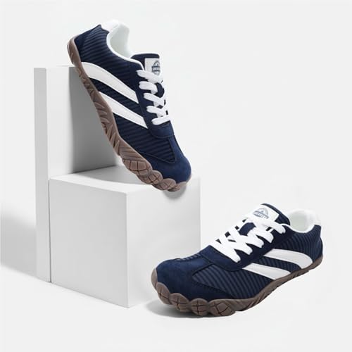 Image of Barefoot Shoes Women Casual Sneakers,Wide Toe Box Shoes Women Zero Drop Barefoot Shoe Men,Minimalist Trail Running Shoe,Non-Slip Lightweight Breathable Comfortable Fashion Walking Hiking Shoes Unisex