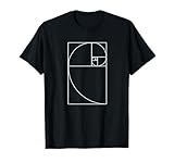 Fibonacci Spiral Fibonacci Tshirt Golden Ratio Shirt T-Shirt