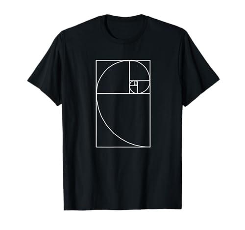 Fibonacci Spiral Fibonacci TShirt Golden Ratio Shirt T-Shirt
