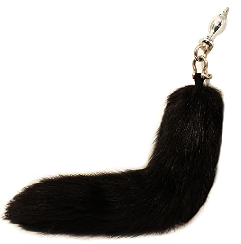 Tail Butt Plug Fox Tail Butt Plug Tail Plug Black Cat Tail Butt Tug Tail Plug Fox Tail Plug Anal Plug Tail Anal Sex Toys Vuzara - Made for Pulling - 17