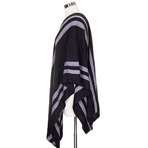 ScarvesMe Striped Print Ruana3