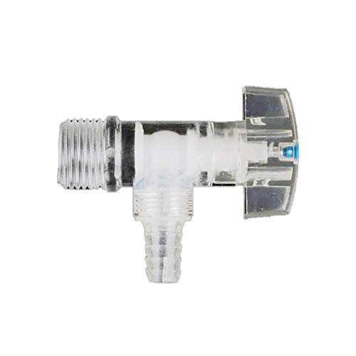 huicouldtool 1 Stück transparenter Kunststoff Wasserhahn 1/2 Außengewinde PC Wasserhahn Garten Bewässerung Anschluss Gasschlauch Wasserventil Cover