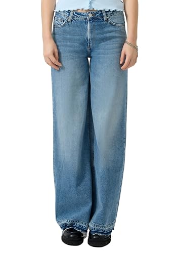 Pantalon en jean jambe large pour femme au style denim classique modèle QS 2179609