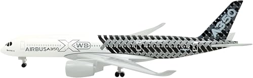 Image of Airbus A350 Xwb Diecast Aeroplane Model With Landing Gear, 18Cm, Multicolor