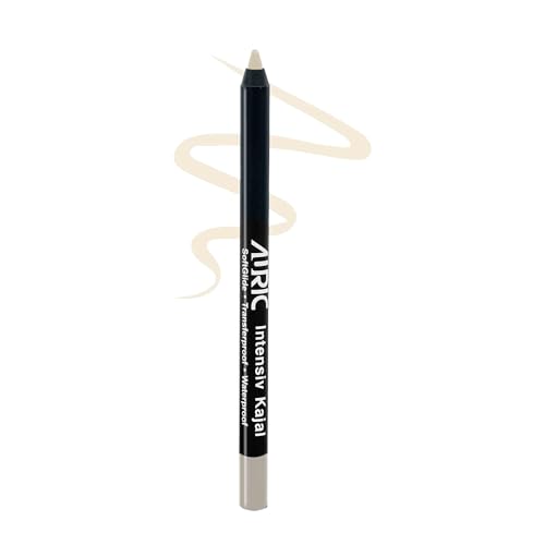 Image of Auric Intensiv Kajal Pencil (1.2g) I Long Lasting, Water Proof, Smudge Proof, Hypoallergenic, Easy-to-apply I Ophthalmologically Tested I (Serene White)