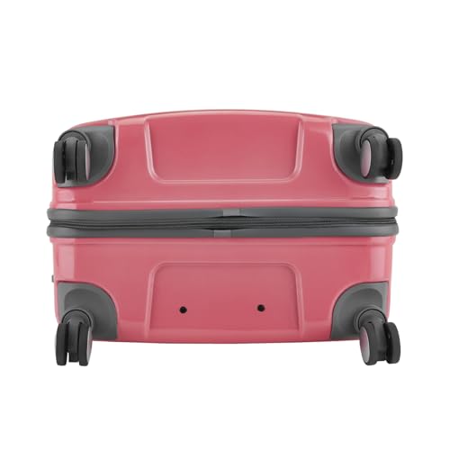 Image of Sprout 79cm Trolley Bag,Hard Side 8 Wheel Check-in Luggage- Pink, Printed, Travel Bag for Women