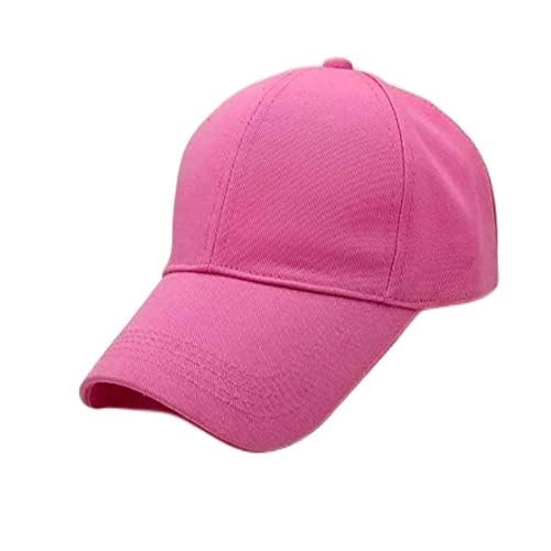Image of solid plain unisex cotton caps free size adjustable casual look stylish cap