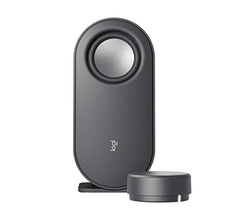 Logitech Z407 Komputerowe głośniki Bluetooth z subwooferem i kontrolą bezprzewodową, wciągający dźwięk, wysokiej jakości dźwięk z wieloma wejściami, głośniki USB - czarny