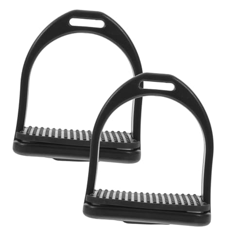 EXHUMKY 1 Par De Accesorios Para Sillín Estribos De Seguridad Estribos Para Escalada Estribos Para Escalada Estribos Occidentales Estribos Para Montar A Caballo Estribos Ingleses Estribos