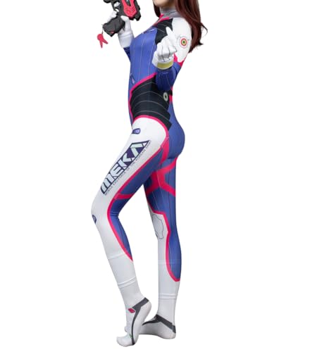 CosFantasy Women's Game Cosplay Costume Jumpsuit Game Bodysuit for Halloween Size L