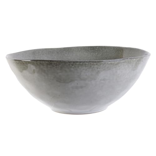 HOME DECO FACTORY - KA3760, Saladier en grès 3 L, diamètre 28 cm, hauteur 11 cm, Conçu pour la présentation de vos recettes, design raffiné, couleur...