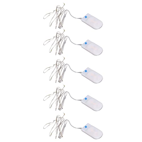 Mini LED Lichter, Mini LED Lichter Batteriebetriebene Lichterketten Dekorativ für DIY 1/12 Puppenhaus