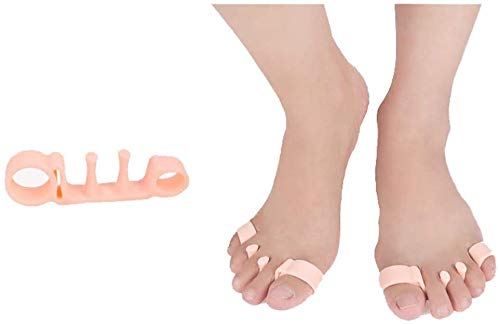 HAOKTSB 2 Paare Bunion Corrector zu Prevent Overlap, Zeh Überlappung Orthese, Toe Separators, Thumb Valgus Corrector Cover