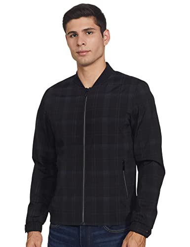 Image of Arrow Men's Full Sleeves Checkered Jacket