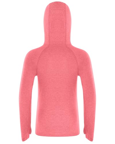 Image of Roadbox Boys Rash Guard UPF 50+ Sun Hoodie Kids Fishing Shirt Long Sleeve