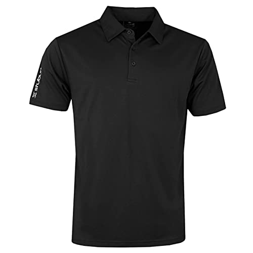 Stuburt Hombre Sport Rendimiento De Polo De Golf - Negro - M Cover