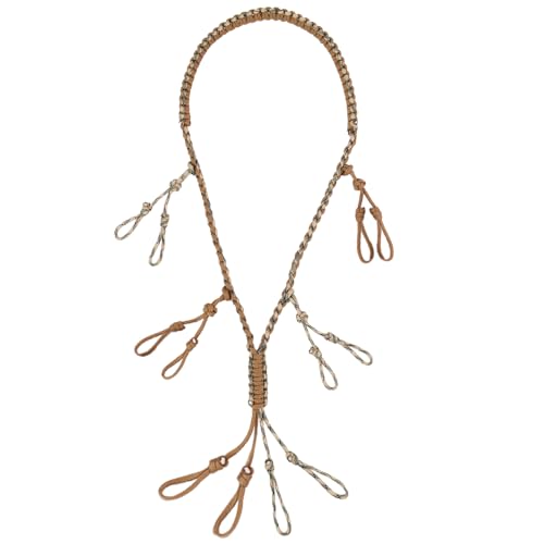 weryerker Hand Braided Duck Call Lanyard Paracord Hunting Goose Calls with 12 Adjustable Loops Nylon