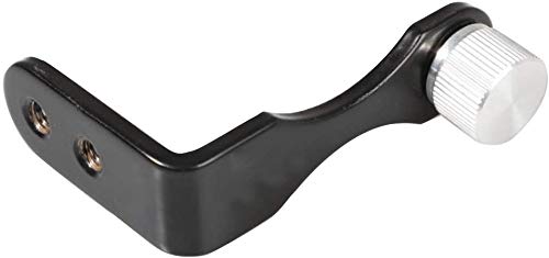 Universal Binocular Metal L Shaped Adapter Mount for Tripods Twin 1/4" Thread
