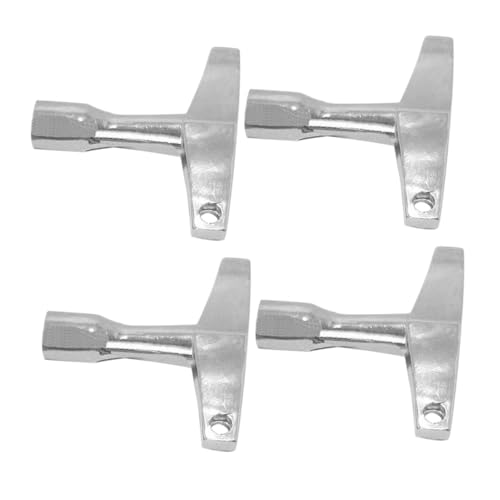 Toyvian 4pc Drum Key Set Acoustic Drum Tuning Tool Metal Drum Keys for Beginners Professionals Drum Hardware Key