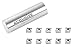Accusize Industrial Tools CCGT21.51 BU810 Carbide Inserts for Cutting Aluminum, 10 Pc Set, 2000-1008x10