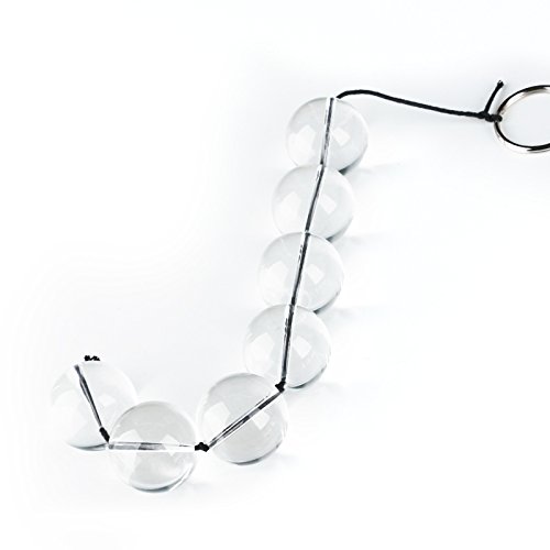 13 78 inches Mens and Womens Anal Beads Crystal Glass Material Anal Plug Vaginal-Anal Dilator Prostate Massage Adult
