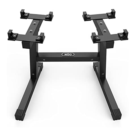 Nuobell Adjustable Dumbbell Rack and Stand. Perfect Home-Gym Dumbell Rack for At-Home Nuobell Workouts. Safe, Convenient and Prevents Accidents. This is a Nuobell Dumbbell Rack Stand Only, No Weights Cover