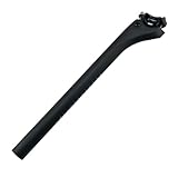 シートポスト 27.2 カーボン，RXL SL ロードバイク カーボンシートポストオフセット25mm 3Kつや消し27.2*350mm
