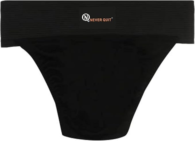 Image of NEVER QUIT Gym Supporter for Men | Ideal for Workout and Running, Cricket, Tennis, Sports| Compression Brief Abdomen Support for Boys