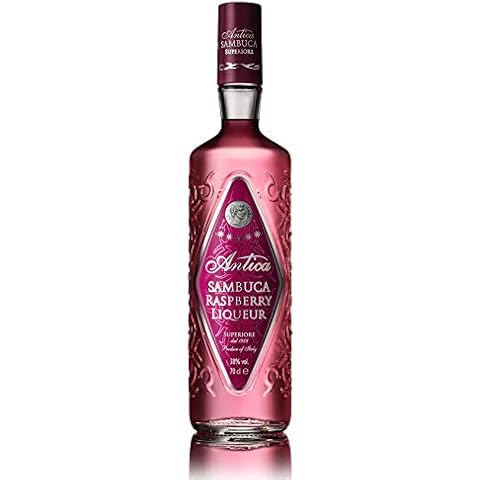 Antica Sambuca Raspberry Liqueur 38% vol. - Original italienischer Sternanis-Likör mit Himbeer-Geschmack (1 x 0.7l) Cover