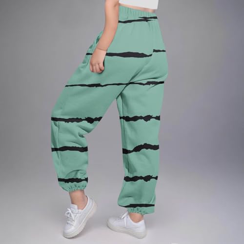 Sweatpant for Girls 2025 Casual Drawstring Elastic High Waisted Comfy Pants Trendy Gradient Girls Jogger Pants4