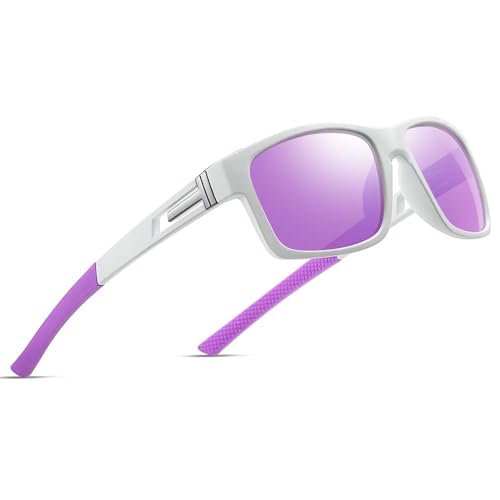 Image of suoso Polarized Sports Sunglasses for Men: UV400 Protection Glasses Wrap Around Goggles for Driving Fishing