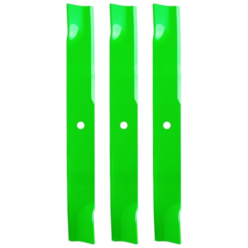 JXJKCZ 61 Deck Mower Blades Fit for Spartan SRT PRO RT HD RZ PRO KG XD Lawn Mower Replaces OEM 438-0002-00 (Heavy Duty) 3 Pack