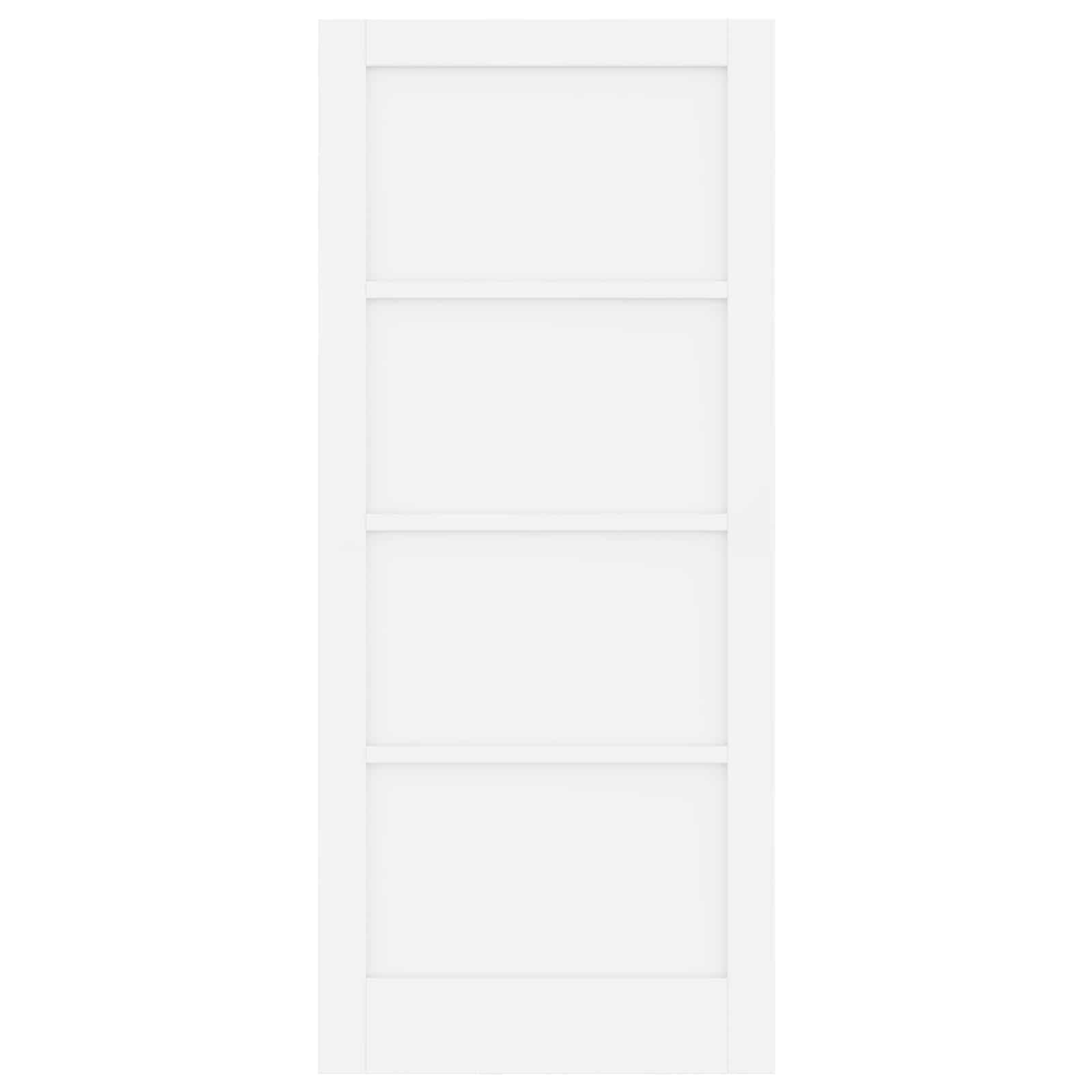 vidaXL Interior Tür 86 x 198,5 cm Sperrholz Weiß