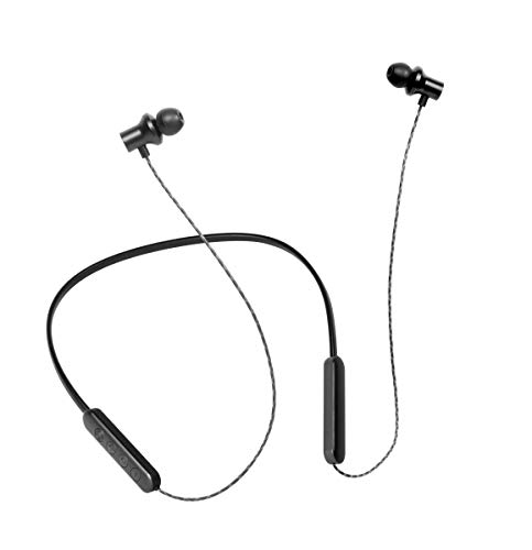 MusicMan Écouteurs Intra-Auriculaires Réduction Active du Bruit Fonction ANC Stéréo Mains Libres Réduction d écho Bluetooth 4.2 Microphone intégré Écouteurs actionnés par câble BT-X42 Noir 4794