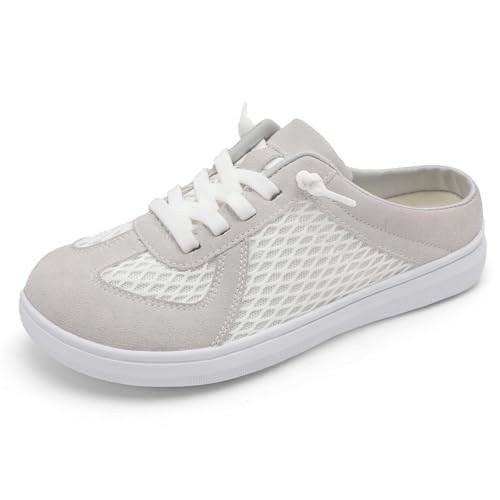 LeIsfIt Women's Breathable Slip-On Mules