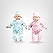 Melissa & Doug Mine to Love Twins Luke & Lucy 15” Light Skin-Tone Boy and Girl Baby Dolls with Rompers, Caps, Pacifiers - Twin Baby Dolls, First Baby Dolls for Toddlers 18 Months and Up