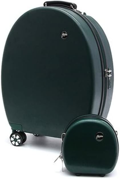 review Travel Trolley bag Hard Side Hard Shell Suitcase 2PC Cute Carry On Luggage Set With Cosmetic Bags
