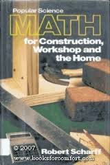 Hardcover Math for Construction, Workshop and the Home Book